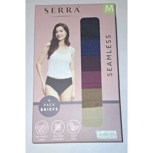 6 pack seamless serra briefs underwear size M Medium
